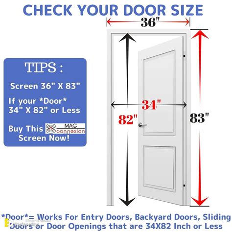 how to measure a door size